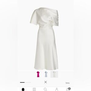 Amsale satin dress. Size 4